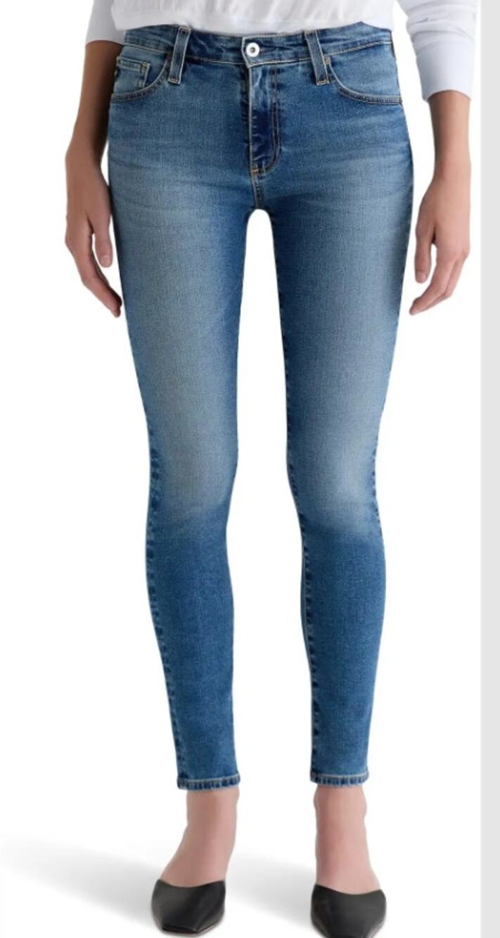 EUC AG Farrah Mid Rise Skinny Ankle Jeans - 26 waist